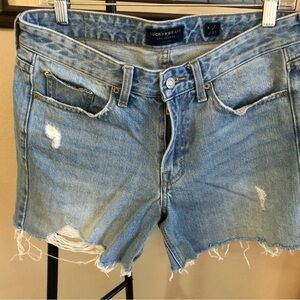Lucky Brand Light Blue Denim Cutoff Shorts
